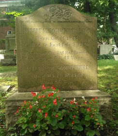 Photograph of gravemaker of Robert and Elizabeth Sommerville, Bronxville Cemetery, Bronxville, New York, USA