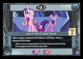 My Little Pony Lost in the Crystal Caves Canterlot Nights CCG Card