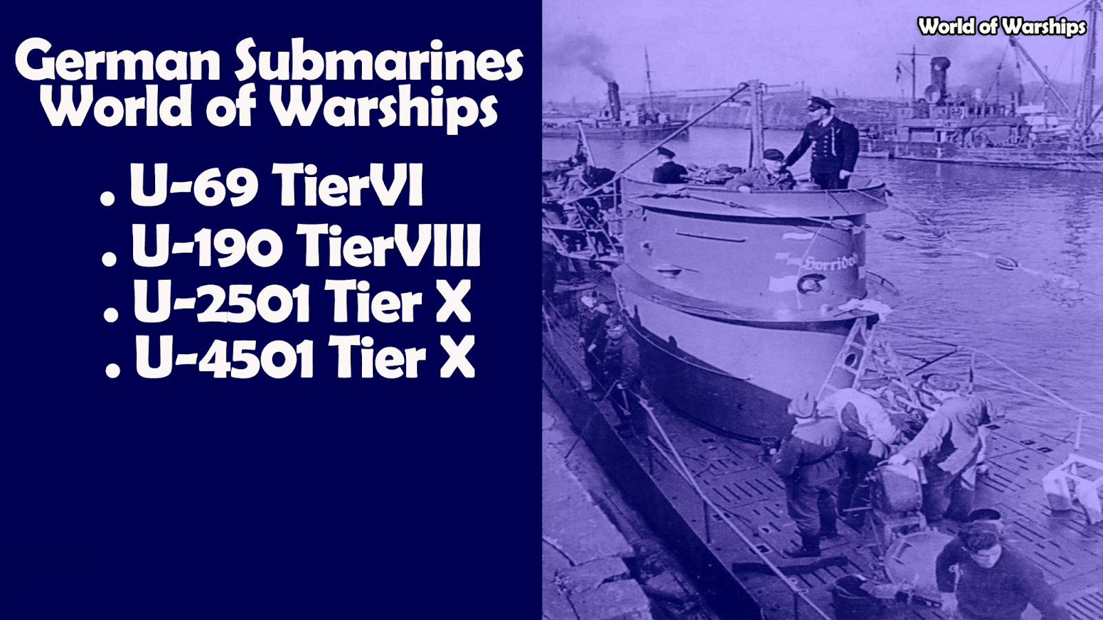 German Submarine Tease World Of Warships Fanpage