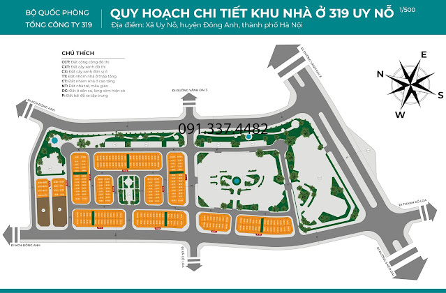 Giá bán Dự án Calyx Residence 319 Bộ Quốc Phòng Uy Nỗ Đông Anh Hà Nội