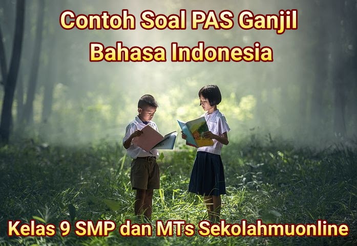 Contoh Soal PAS Ganjil Bahasa Indonesia Kelas 9 2020/2021 Lengkap dengan Jawabannya ~ Part 4 - SekolahMuOnline