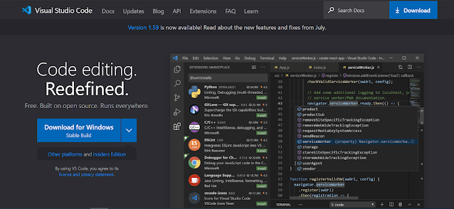 Yazılım öğrenmek için gereken editör