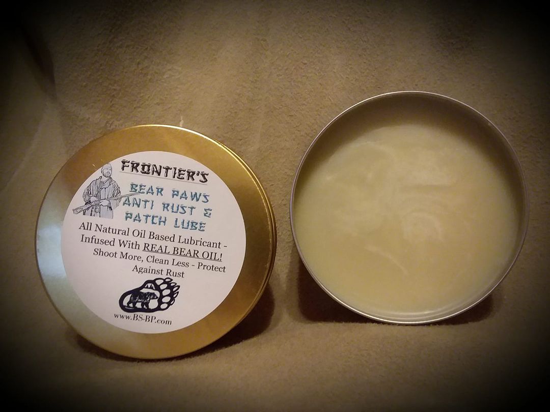 Buckskins & Black Powder Frontier's Bear Paws Antirust & Patch Lube