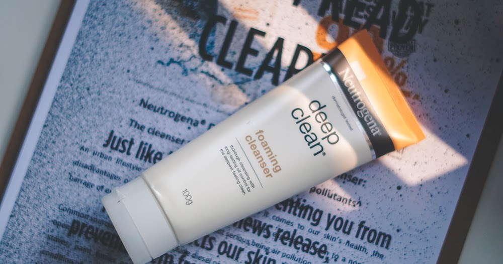 neutrogena deep clean foaming cleanser review