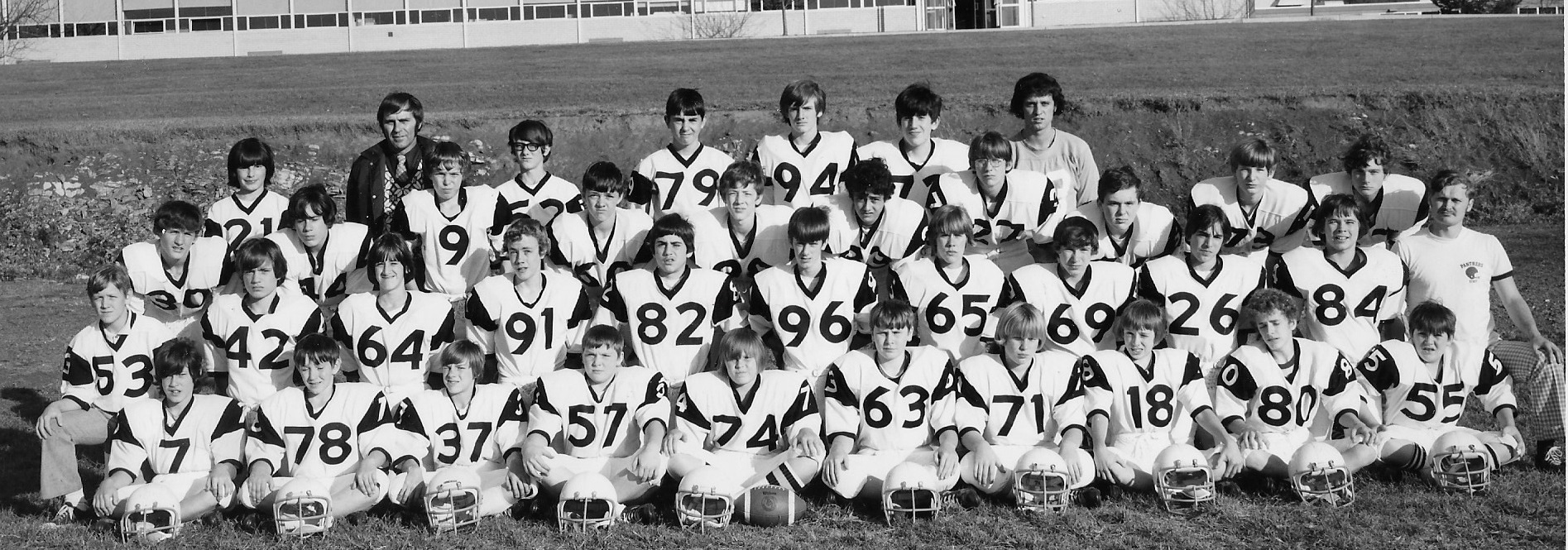 Po's Peek at the Past Northern Bedford Junior High Football 1974