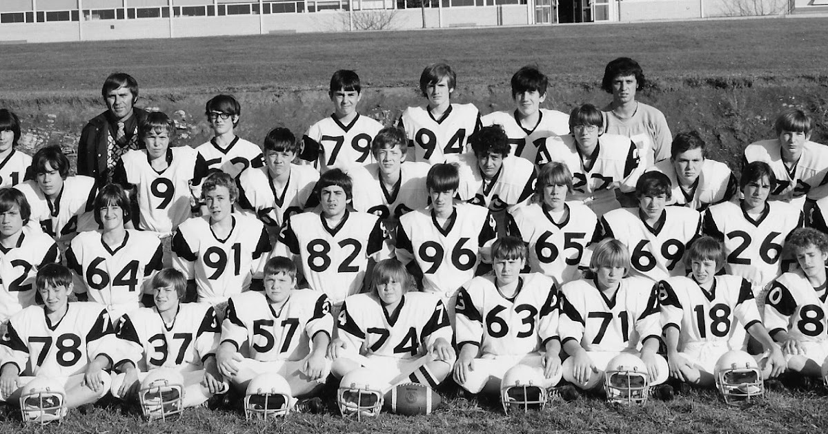 Po's Peek at the Past Northern Bedford Junior High Football 1974