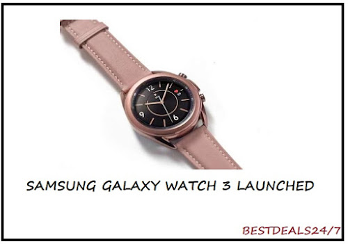 Samsung Galaxy Watch 3 Launched Samsung Galaxy Watch 3 Launched