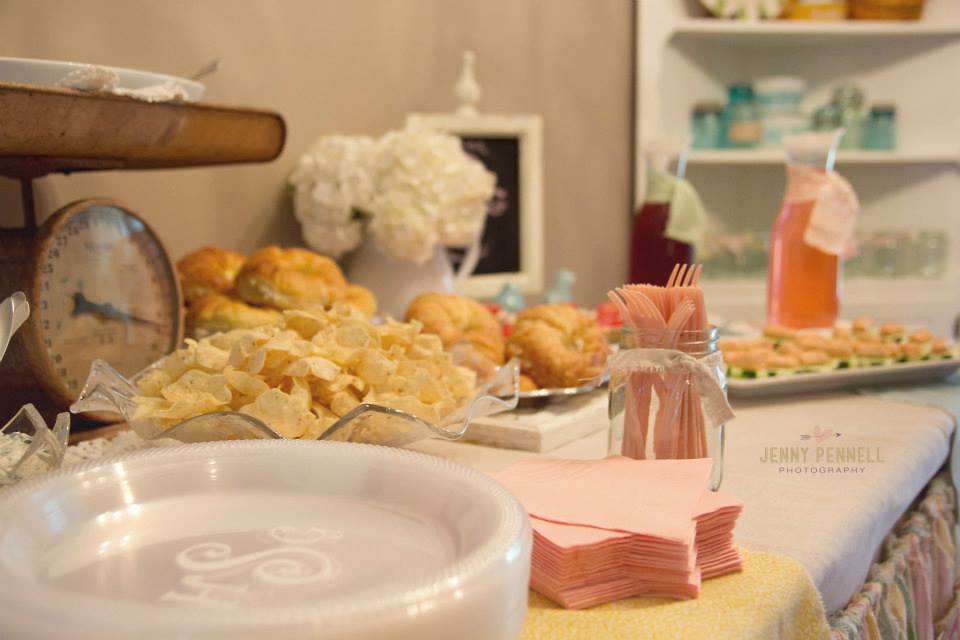 Shaw Avenue lifestyle blog, baby girl baby shower ideas. Monogrammed plates, circuit crafts, and more ideas