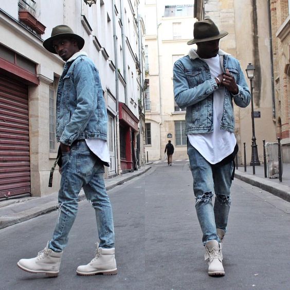 moda jaqueta jeans masculina