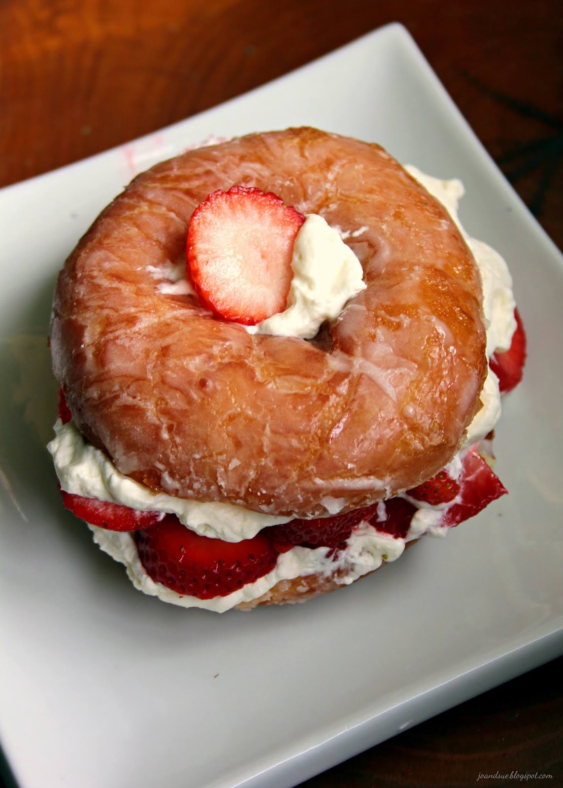 Jo and Sue Big Batch Strawberry Shortcake Donuts