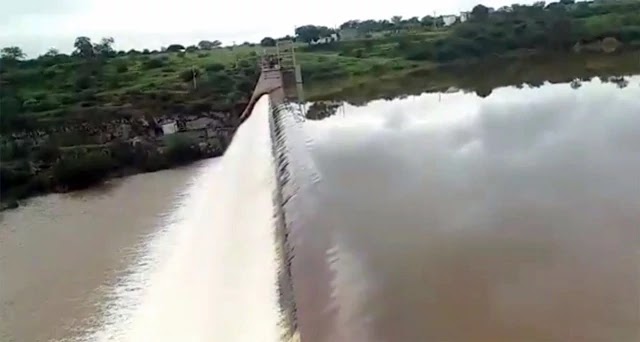 Barragem do Rio de Contas ‘sangra’ depois das chuvas