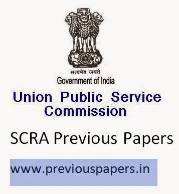 UPSC SCRA Previous papers