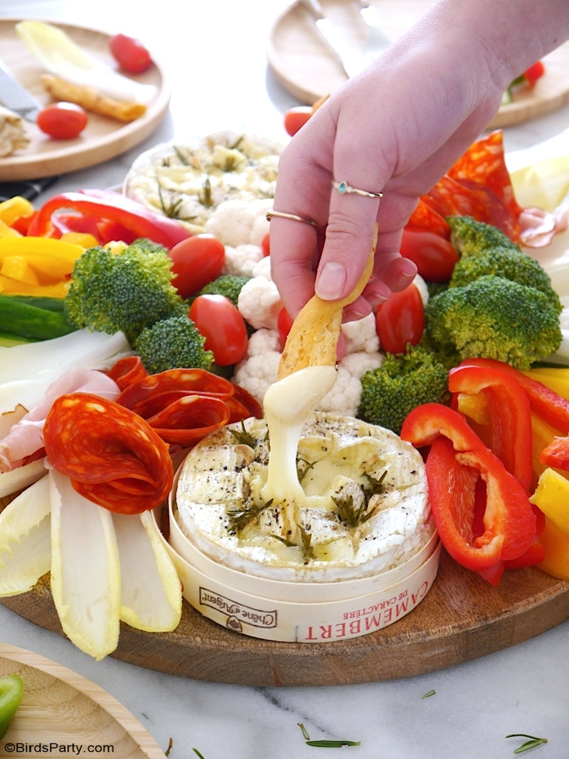 Camembert Cheese Fondue Board Party Ideas Party Printables Blog