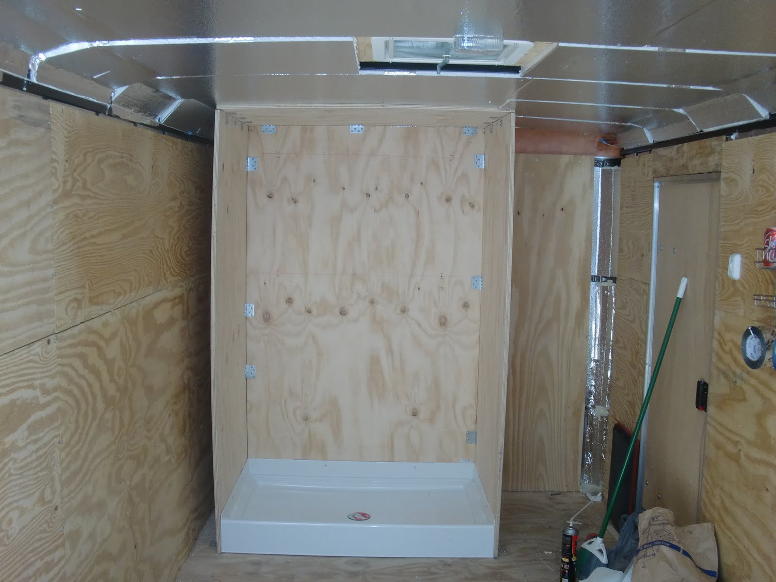 2013 CarMate 100 Solar Heated and Cooled Over The Top Cargo Trailer