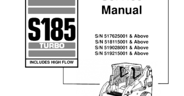 Bobcat Manual Download : BOBCAT S175, S185 SKID STEER LOADER SERVICE