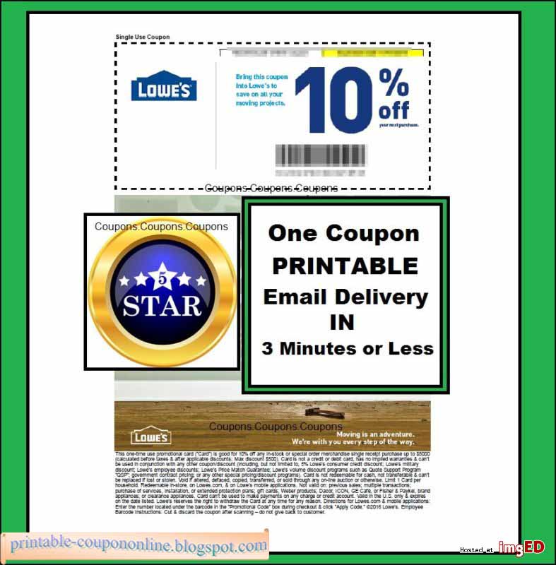 Printable Coupons 2022 Lowes Coupons
