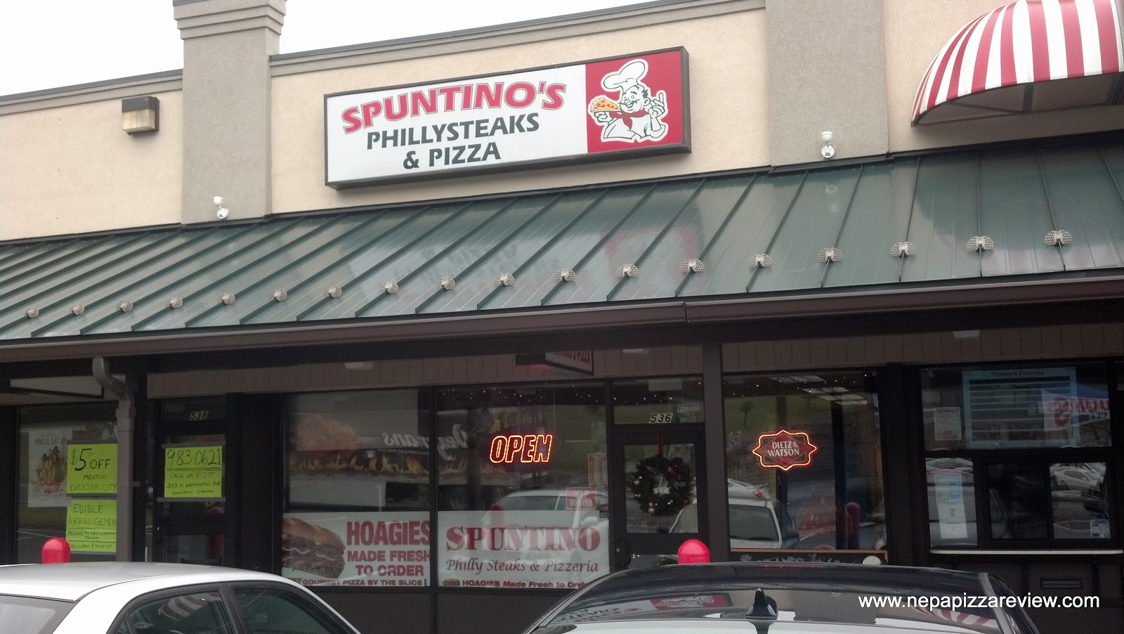 Spuntino's Phillysteaks & Pizzeria Dickson City, PA NEPA Pizza Review