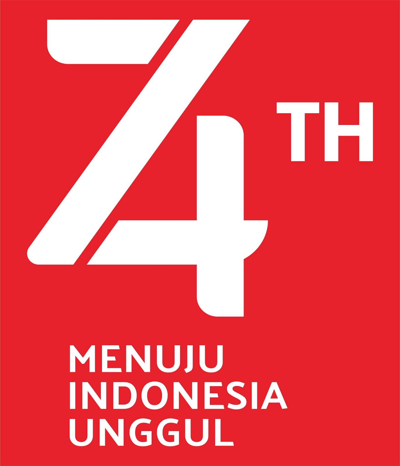 adie rifaldi download logo HUT RI 74 tutorial Corel Draw kemerdekaan