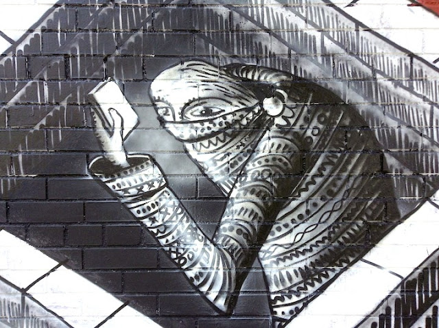 Street Art By British Artist Phlegm In New York City, USA. 2