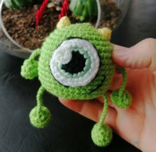 PATRON GRATIS MIKE | MONSTRUOS AMIGURUMI 44362