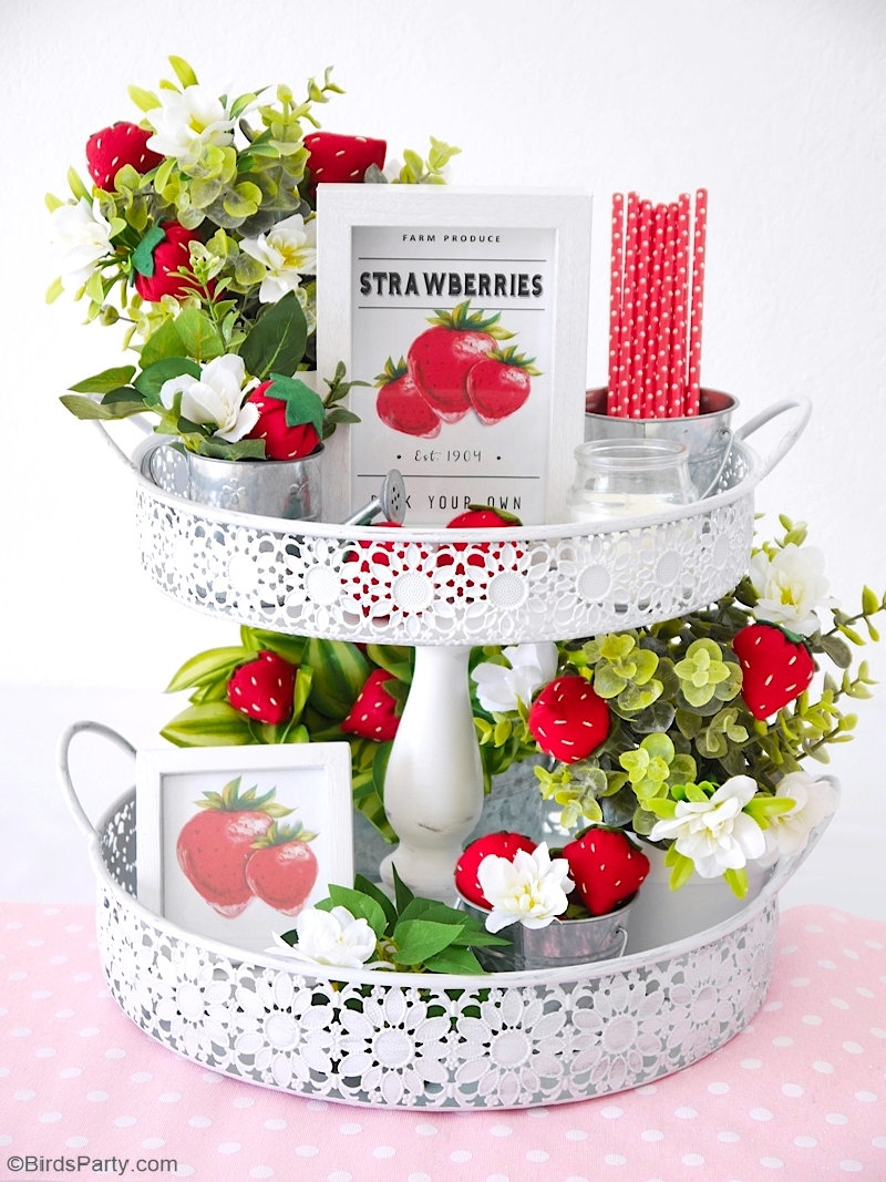 Diy Dipped Strawberry And Rose Tower Sprinkle Bakes