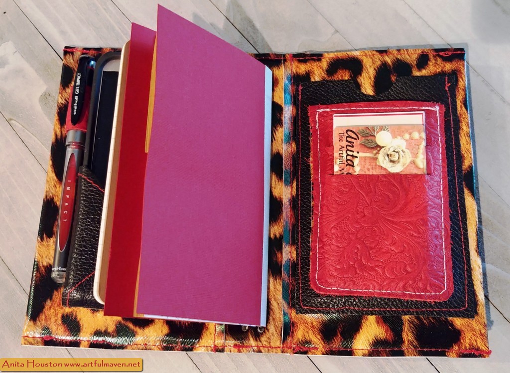 The Artful Maven Travel Organizer Folio Pocket Notebook