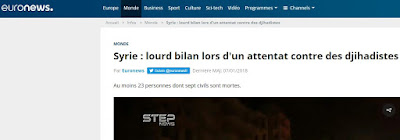 Le Monde à l'envers d'Euronews : En Syrie, ce sont les terroristes qui sont victimes d'attentats! Capture