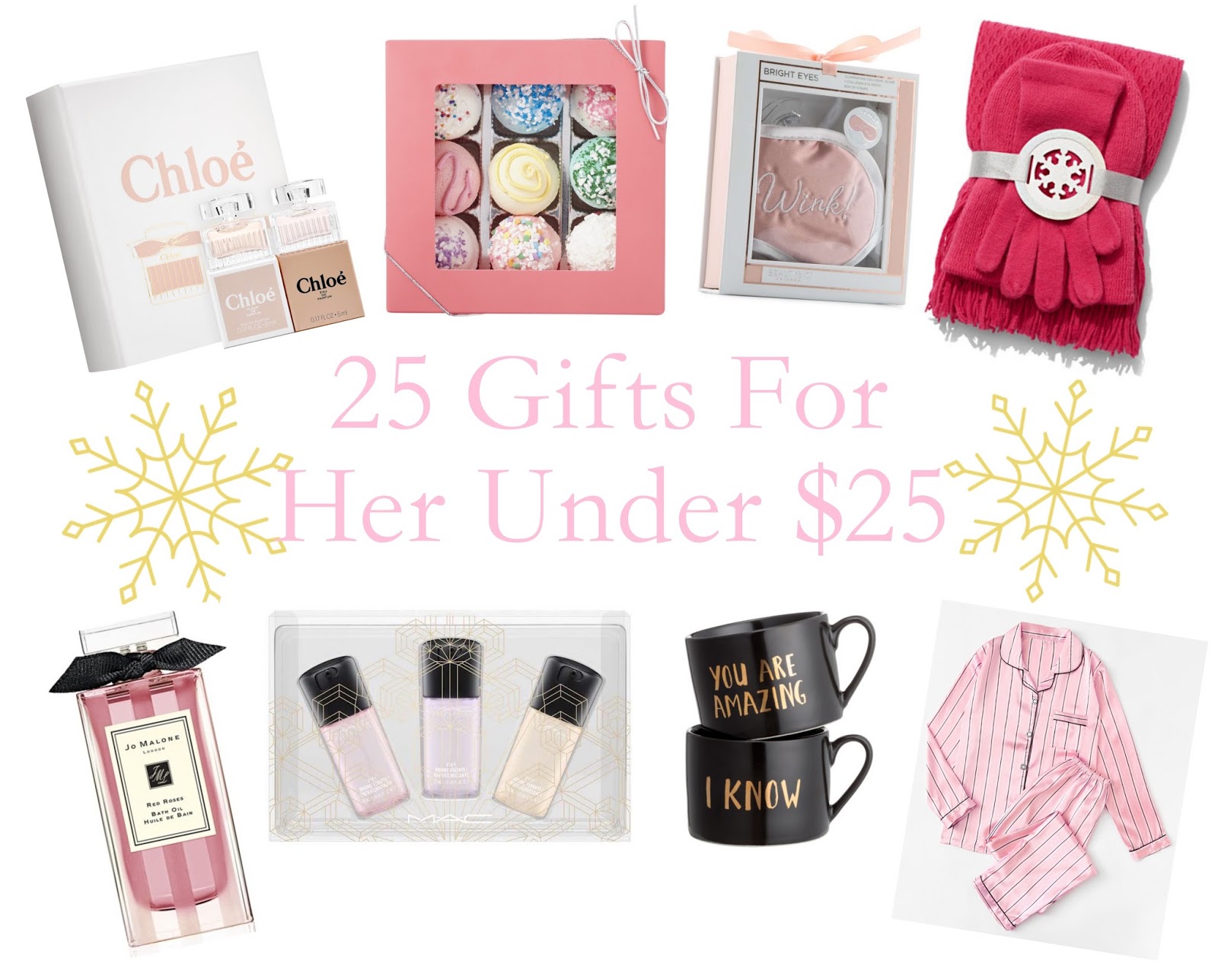 Christmas Gift Guide: 25 Gifts For Her Under $25