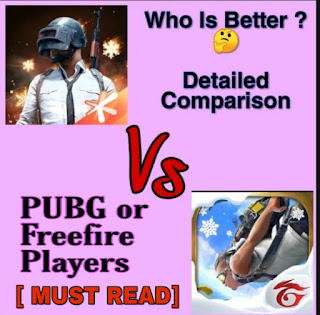 PUBG Vs Free fire