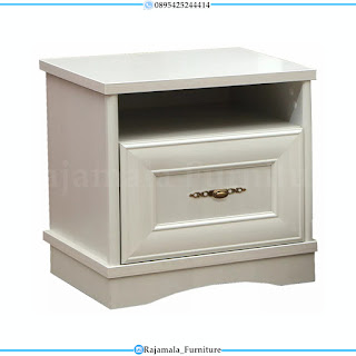 Tempat Tidur Minimalis Putih Duco Furniture Luxury Jepara RM-0296