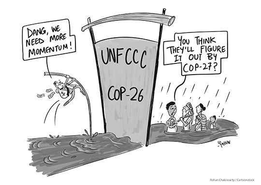 Green Humour: Cartoons on COP 26