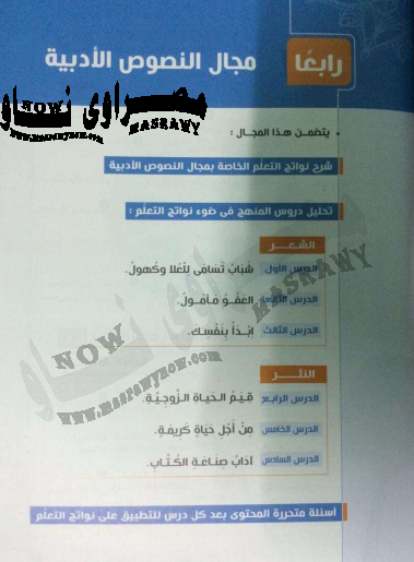 منهج النصوص الادبية للصف الاول الثانوى الترم الاول 2021 منهج النصوص الادبية للصف الاول الثانوى الترم الاول 2021