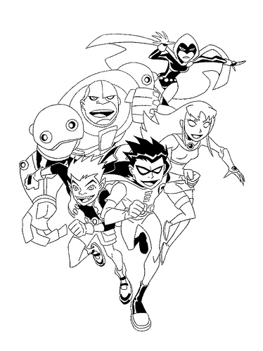 Imagenes De Los Jovenes Titanes Para Colorear Hoy os traigo un video de pintar porque vamos a colorear corvina y beast boy de los jovenes titanes en accion. los jovenes titanes para colorear