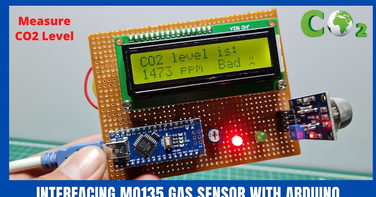 Measure CO2 Level in Air Using Arduino