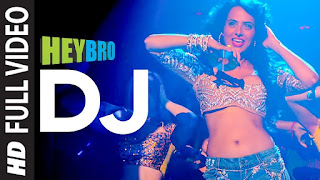 Mera gaana baja de DJ Lyrics in Hindi from Hey Bro