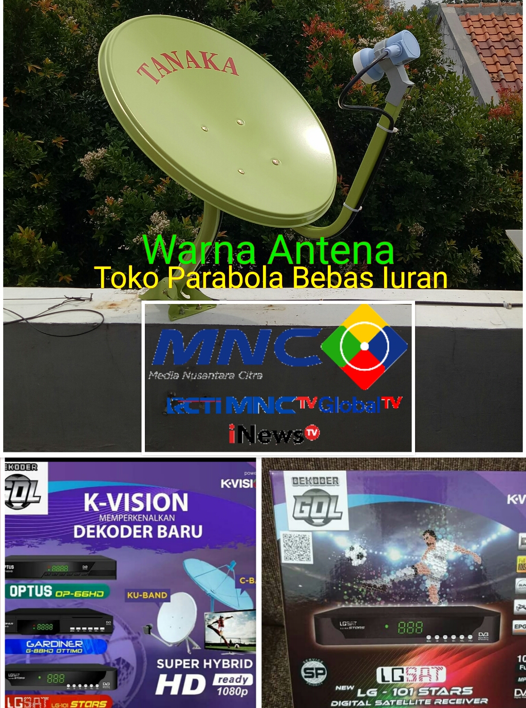 PASANG PARABOLA MINI K VISION AREA SENAYAN KEBAYORAN BARU TOKO PASANG