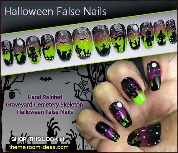 Decorating Theme Bedrooms Maries Manor Halloween Themed Nail Designs Nightmare Before Christmas Nail Design Ideas Halloween Nail Art Nightmare Before Christmas Jack Skellington Jack And Sally