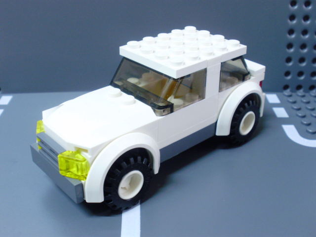 MOC LEGO Carro branco