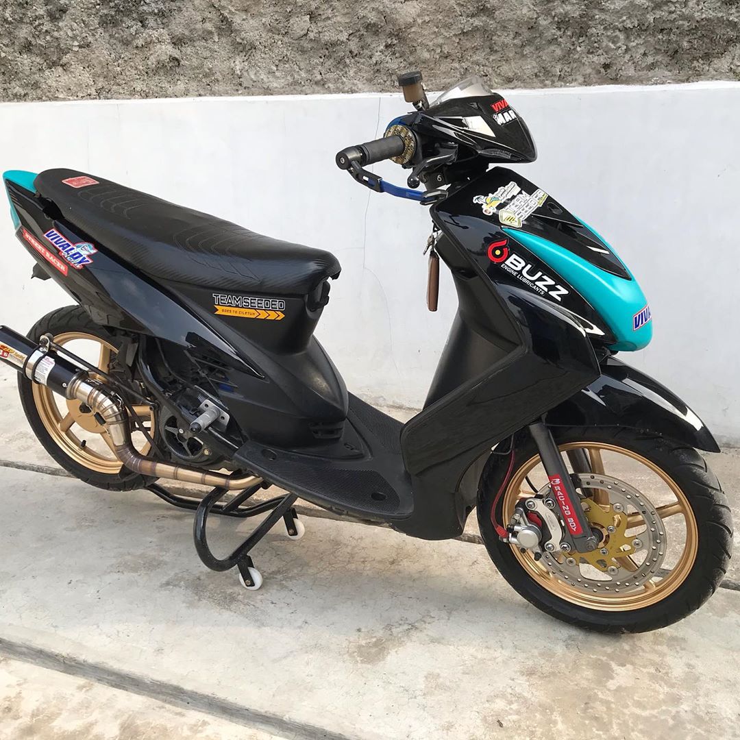 Mio Soul Modifikasi Warna Polos