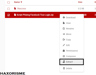Ekstrak File Script Phising Ekstrak File Script Phising