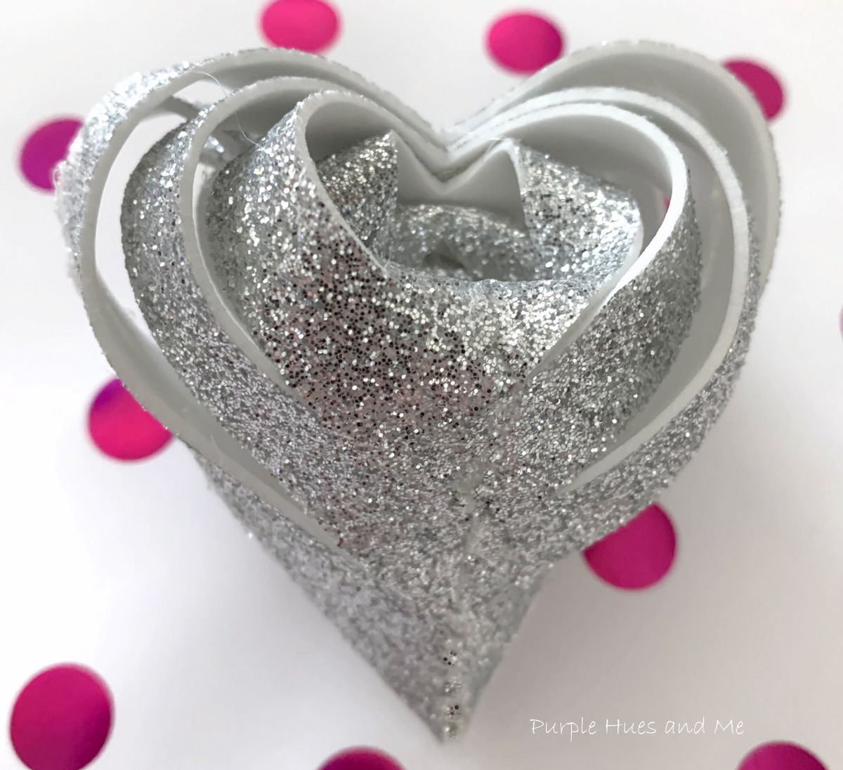 Purple Hues and Me: 3D Puffy Heart DIY