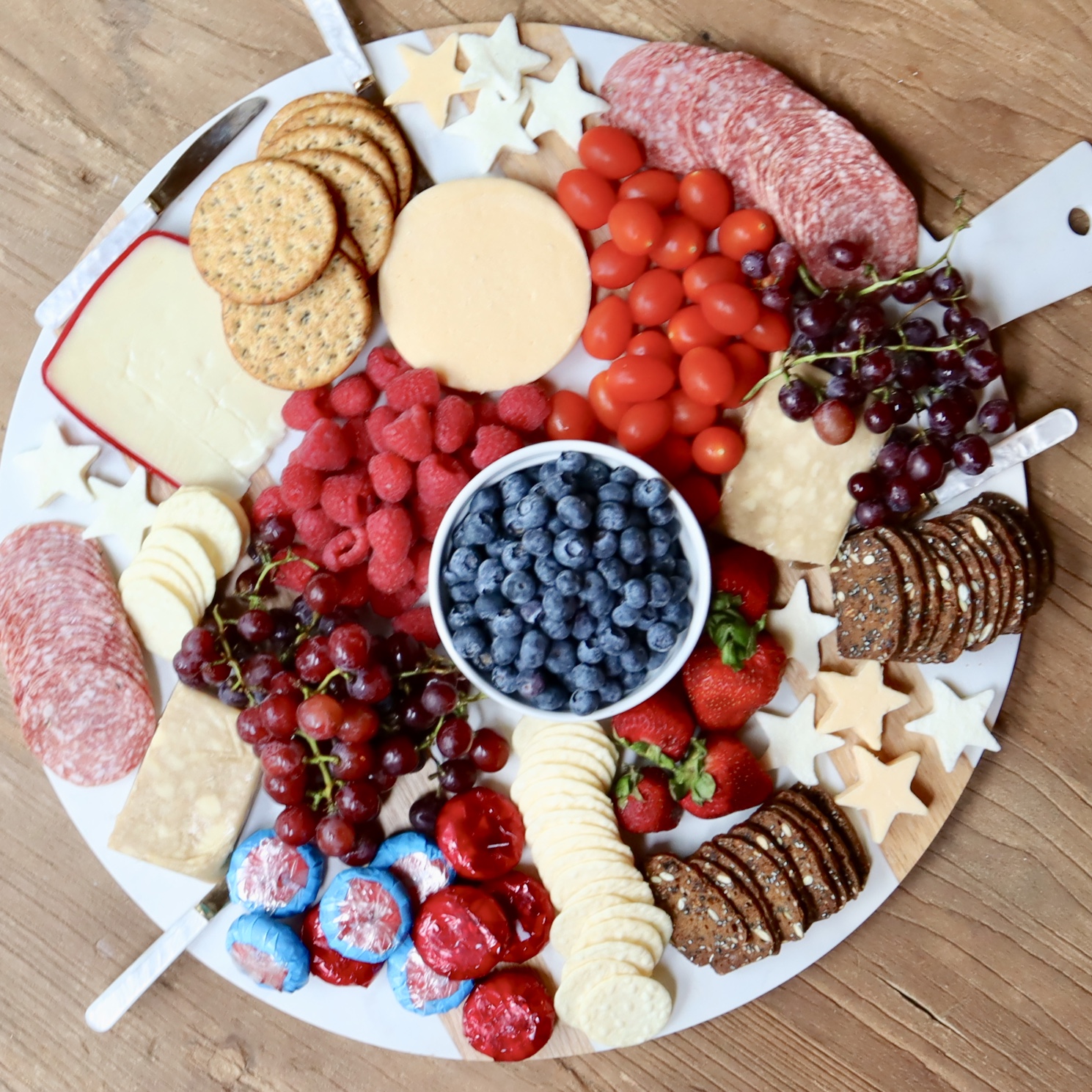 My Sweet Savannah Star spangled charcuterie board