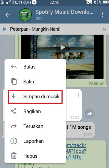 Cara Download Lagu Spotify Menggunakan Telegram & Spotify Music