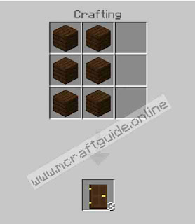 How To Make Dark Oak Door In Minecraft