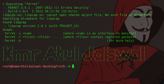 session hijacking using ettercap hemster ferret by hackingtruthin OR kumaratuljaiswal