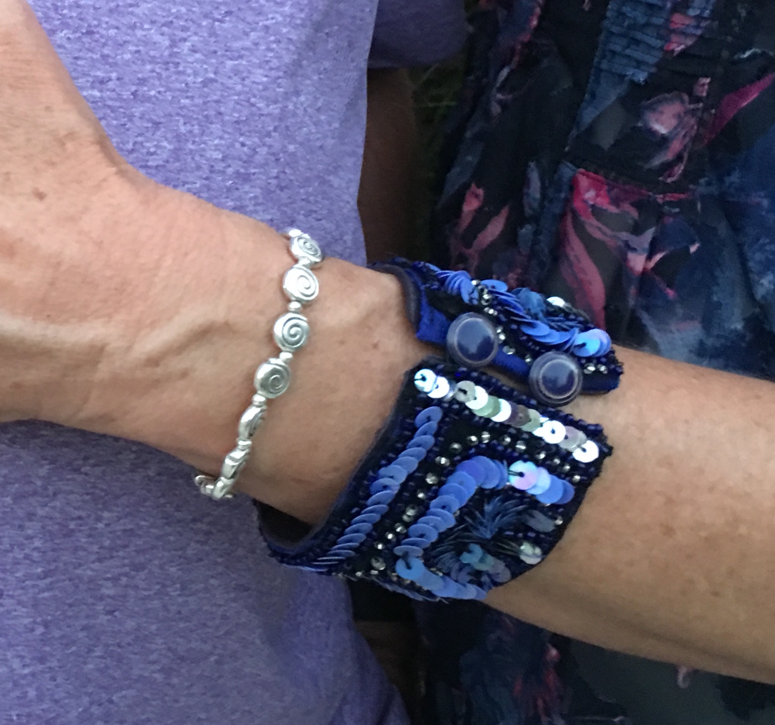 Paganoonoo Beaded bracelet display hands getting an upgrade and new