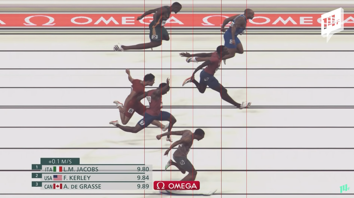 이탈리아 최초 육상 100m 금메달 딴 마르셀 제이콥스 - 꾸르
