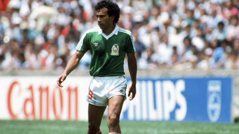 Hugo Sánchez en el Mundial de 1986 en México