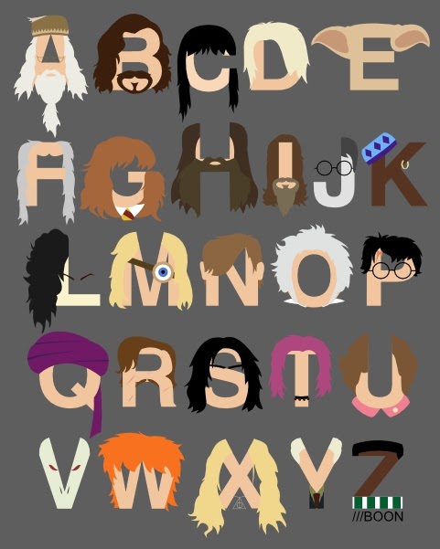 Mike BaBoon Design: Harry Potter Alphabet