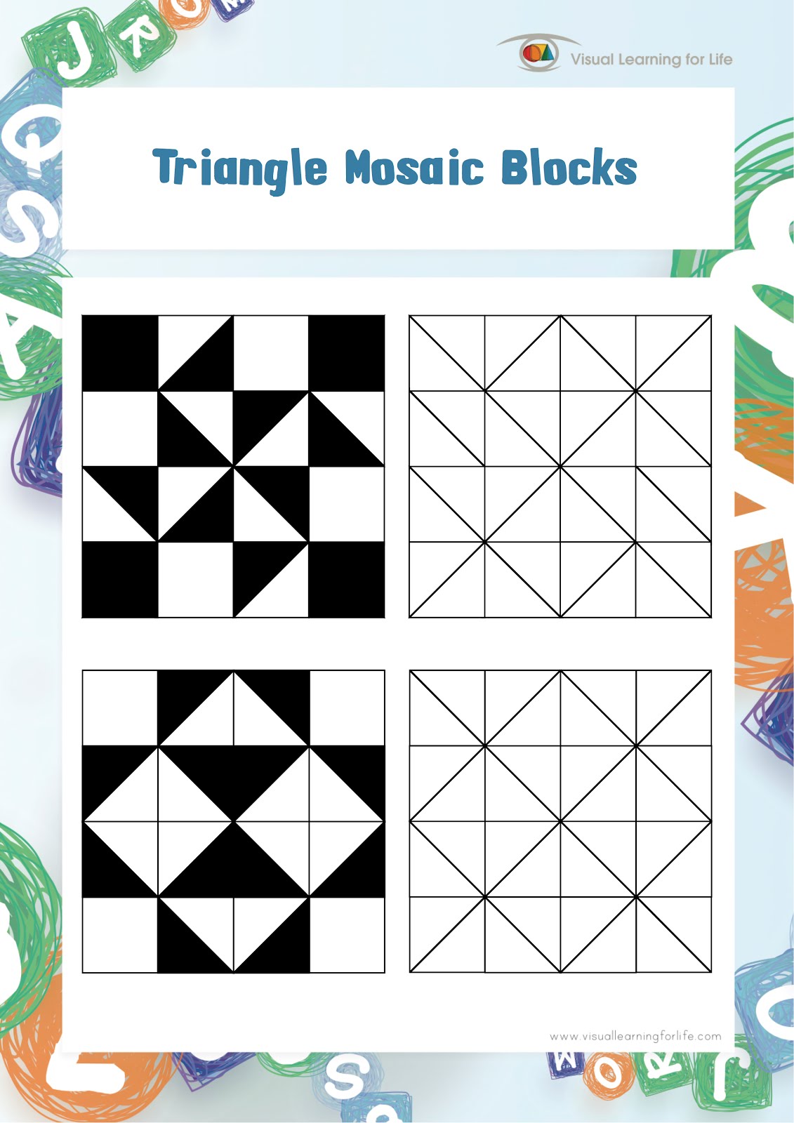 Printable Visual Perception Activities - Printable Word Searches